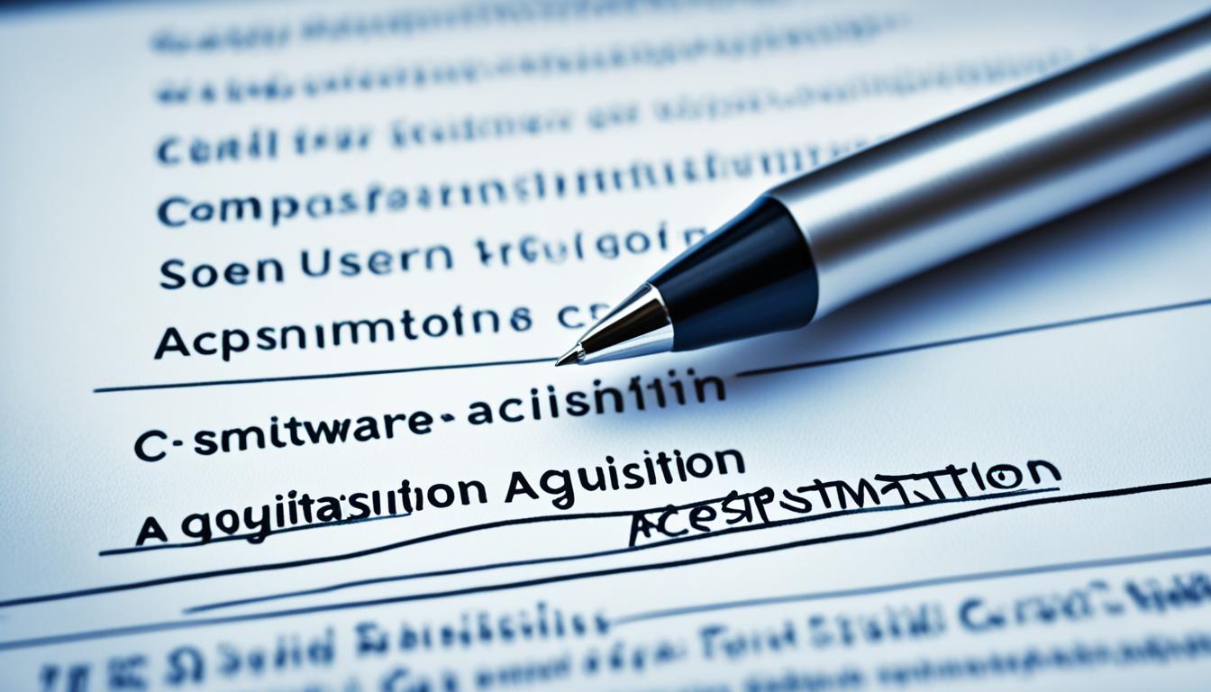 software acquisition agreement