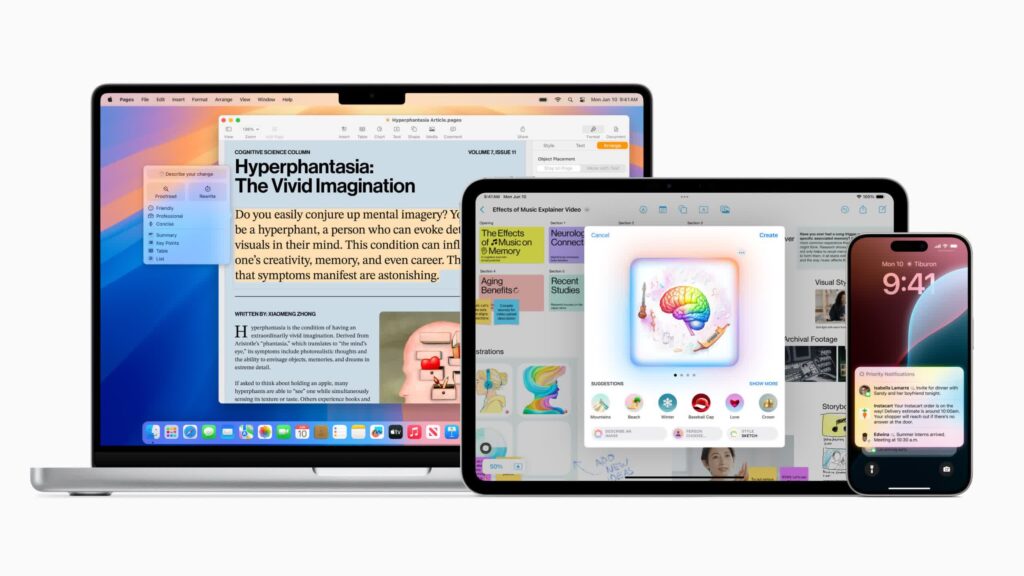 Apple Unveils “Apple Intelligence”: Advanced AI Features Now Available on Apple Devices