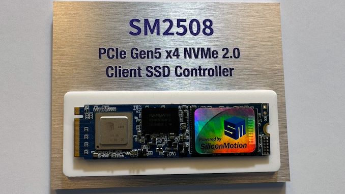 Silicon Motion Showcases Energy-Efficient PCIe 5.0 SSD Controller: SM2508