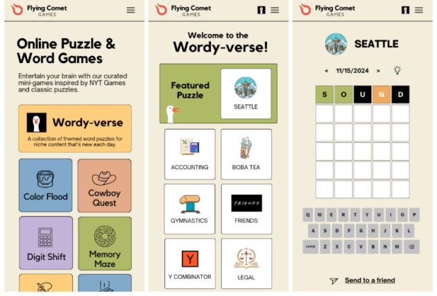 Veteran Tech Professionals Establish Seattle-Themed Puzzle Game Company Inspired by ‘Wordle’