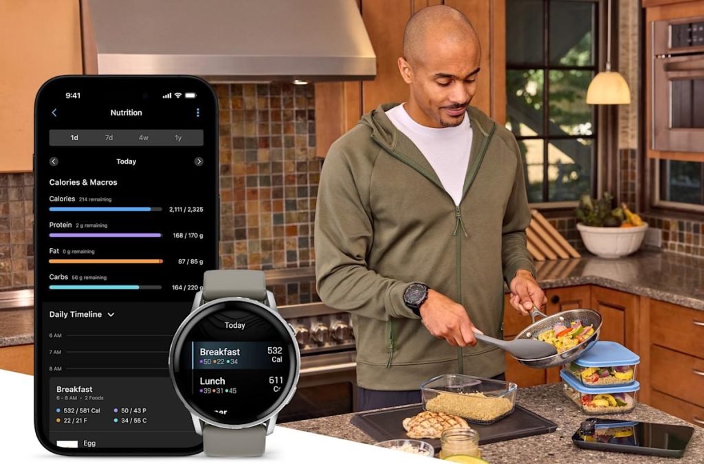 Garmin boldly introduced a food-tracking feature in Las Vegas. Garmin boldly introduced a food-tracking feature in Las Vegas.