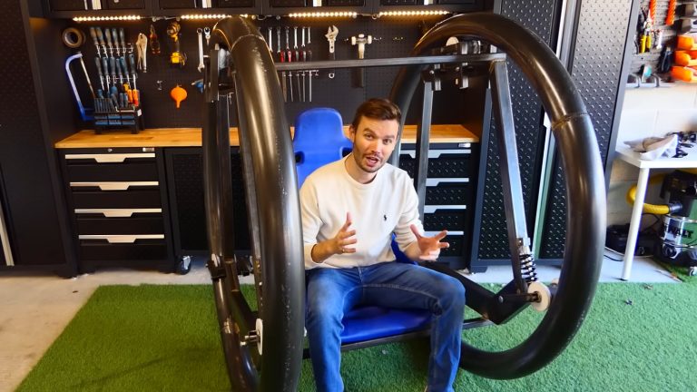 This Unique Custom Motorcycle Demonstrates Ingenious Engineering Innovations