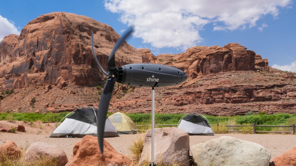 This Device Easily Packs in Your Backpack and Generates Power for a Campsite Using Only Wind Energy This Device Easily Packs in Your Backpack and Generates Power for a Campsite Using Only Wind Energy