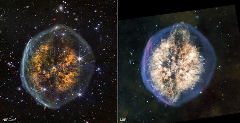 New Images from the Webb Telescope Highlight the Exposed Cranium Nebula