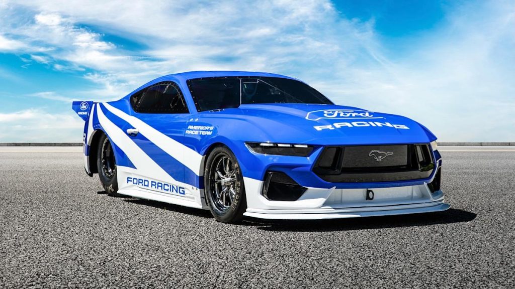 Ford’s Mustang Cobra Jet breaks EV quarter-mile record with a time of 6.87 seconds.