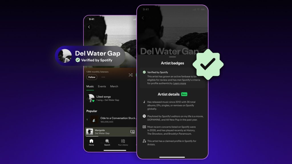 Spotify’s New Verification Badge Indicates Music Is Authentic, Not AI-Created