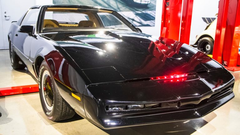 How the ‘Knight Rider’ Pontiac Trans-Am Received a Speeding Ticket While Displayed in a Museum