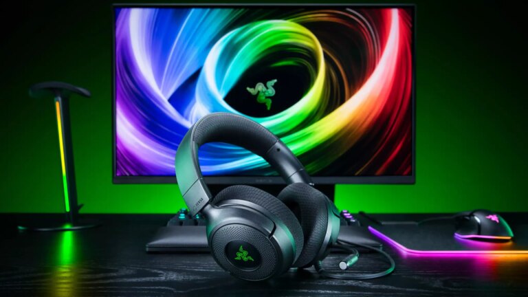 Razer launches a $100 Kraken headset featuring physical haptic feedback compatible with more than 100 games.